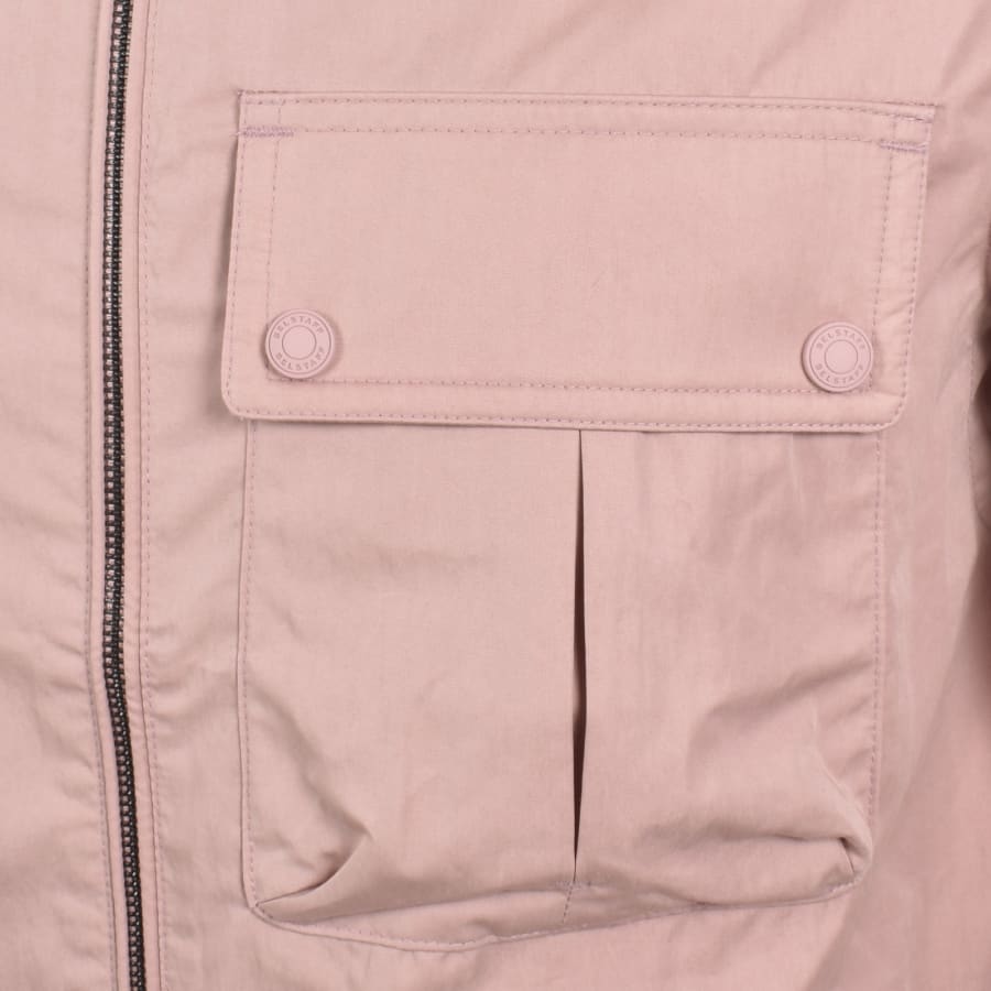 Image number 5 for Belstaff Drome Overshirt Wood Rose Pink