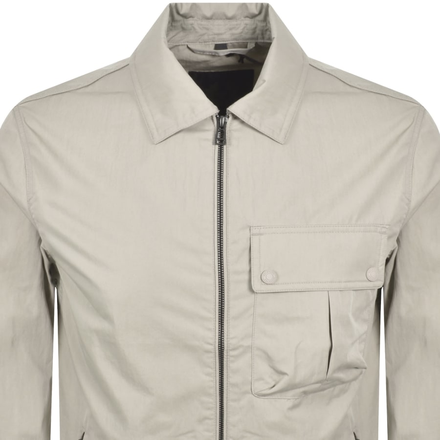 Image number 3 for Belstaff Drome Overshirt Cement Grey