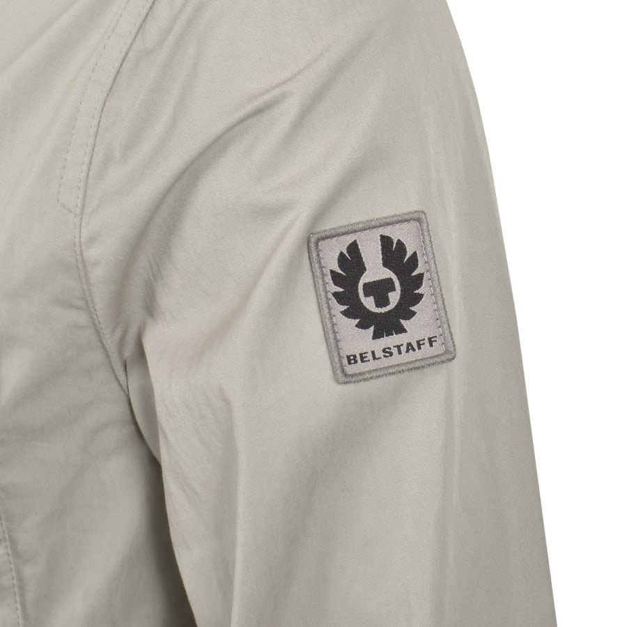 Image number 4 for Belstaff Drome Overshirt Cement Grey