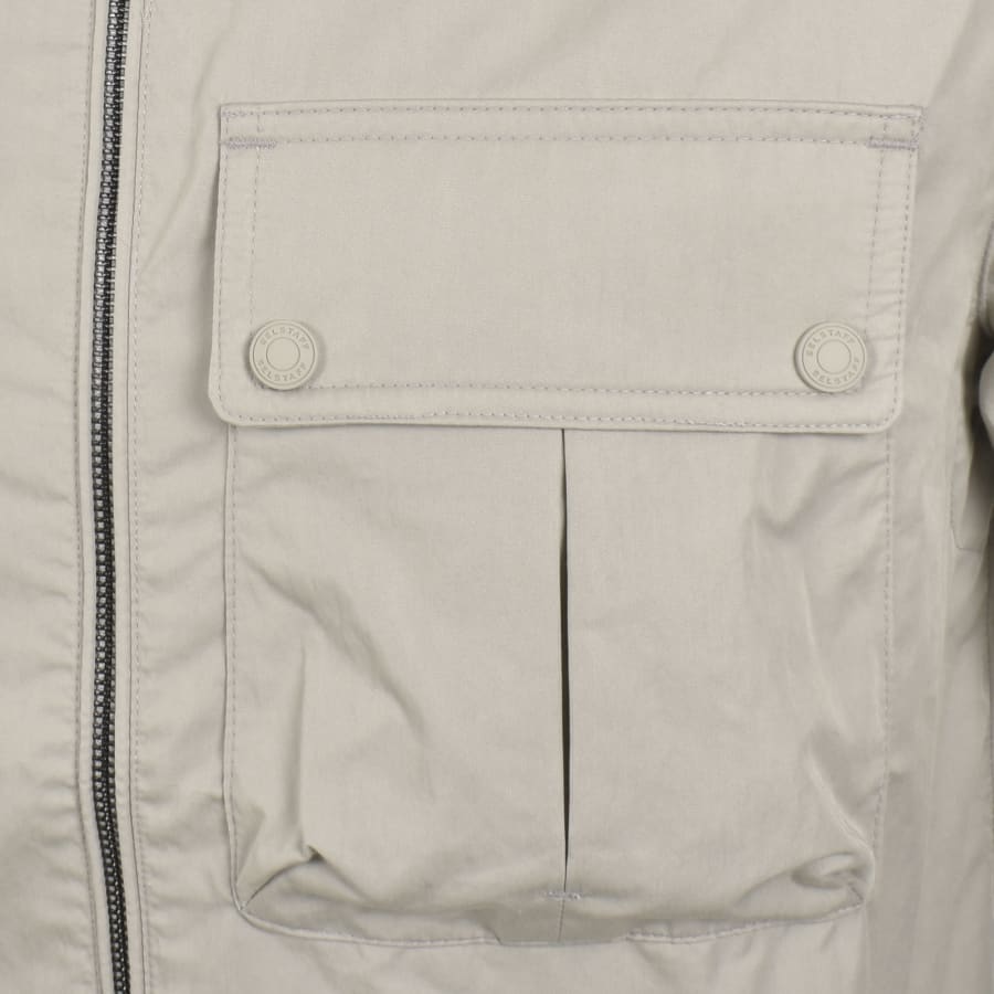 Image number 5 for Belstaff Drome Overshirt Cement Grey