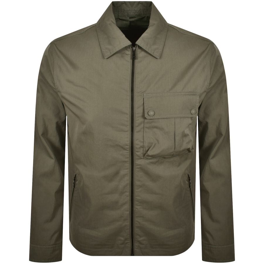 Image number 2 for Belstaff Drome Overshirt Major Brown