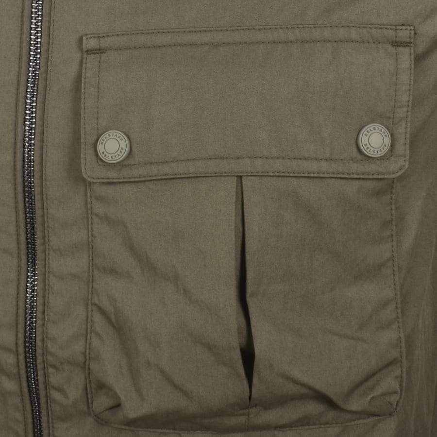 Image number 5 for Belstaff Drome Overshirt Major Brown