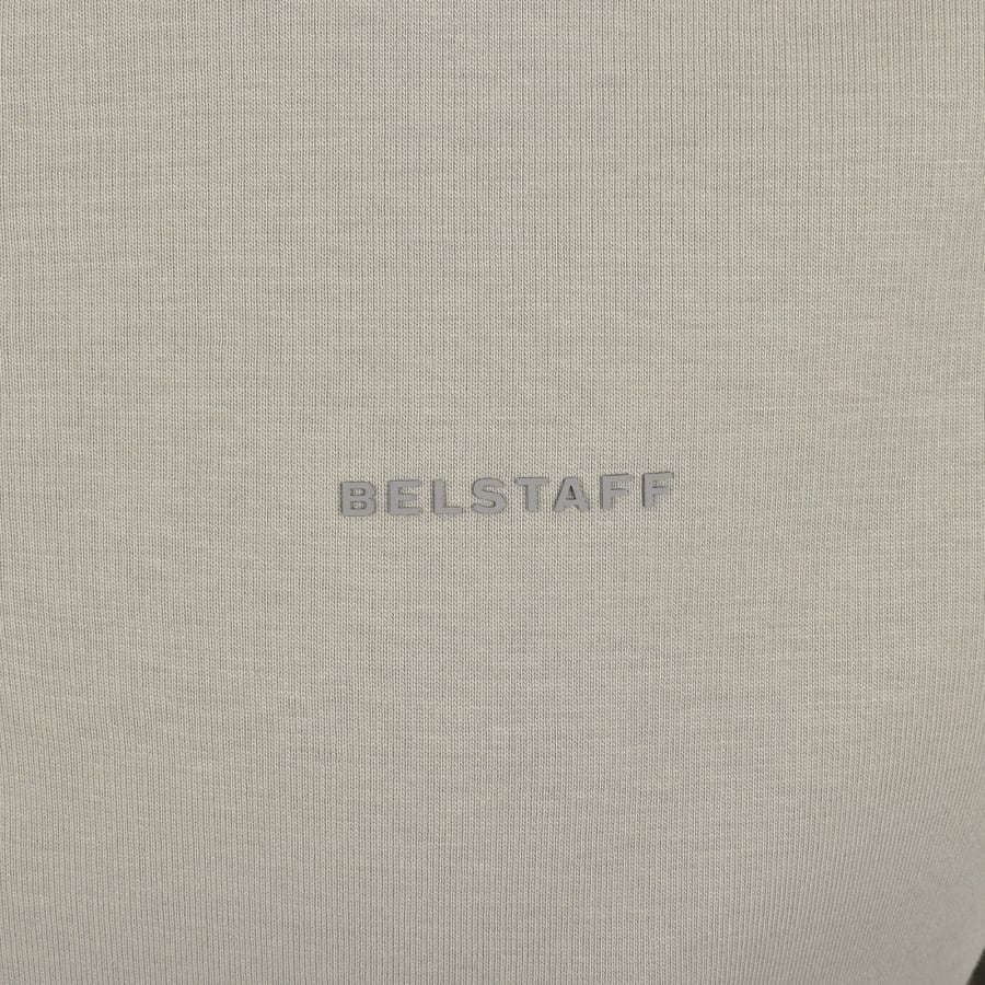 Image number 3 for Belstaff Alloy Quarter Zip Sweatshirt Grey