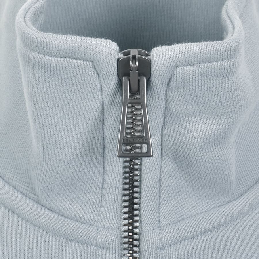 Image number 4 for Belstaff Quarter Zip Sweatshirt Blue