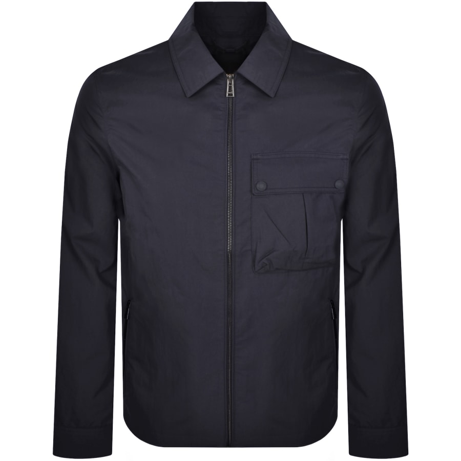 Image number 2 for Belstaff Drome Overshirt Dark Ink