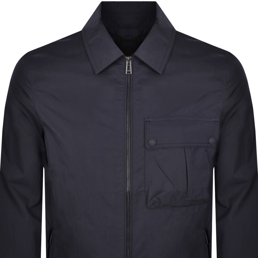 Image number 3 for Belstaff Drome Overshirt Dark Ink