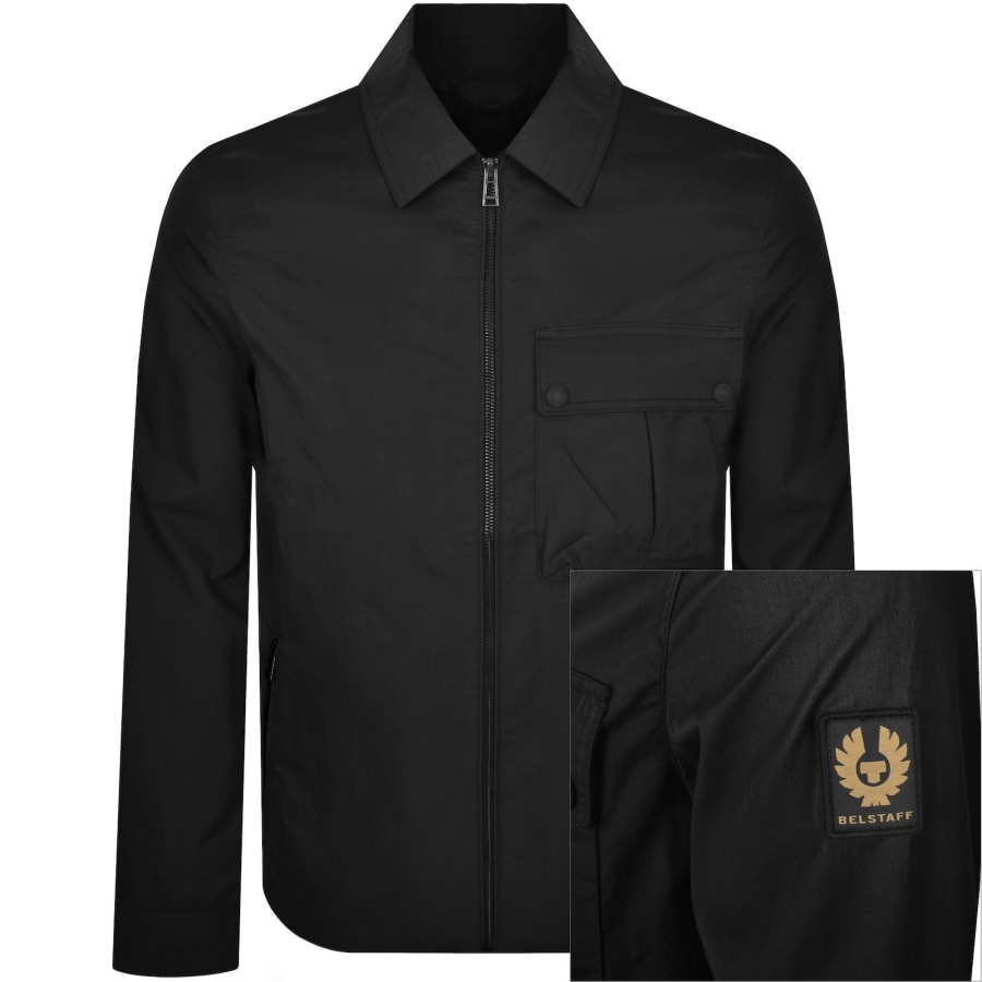 Image number 1 for Belstaff Drome Overshirt Black