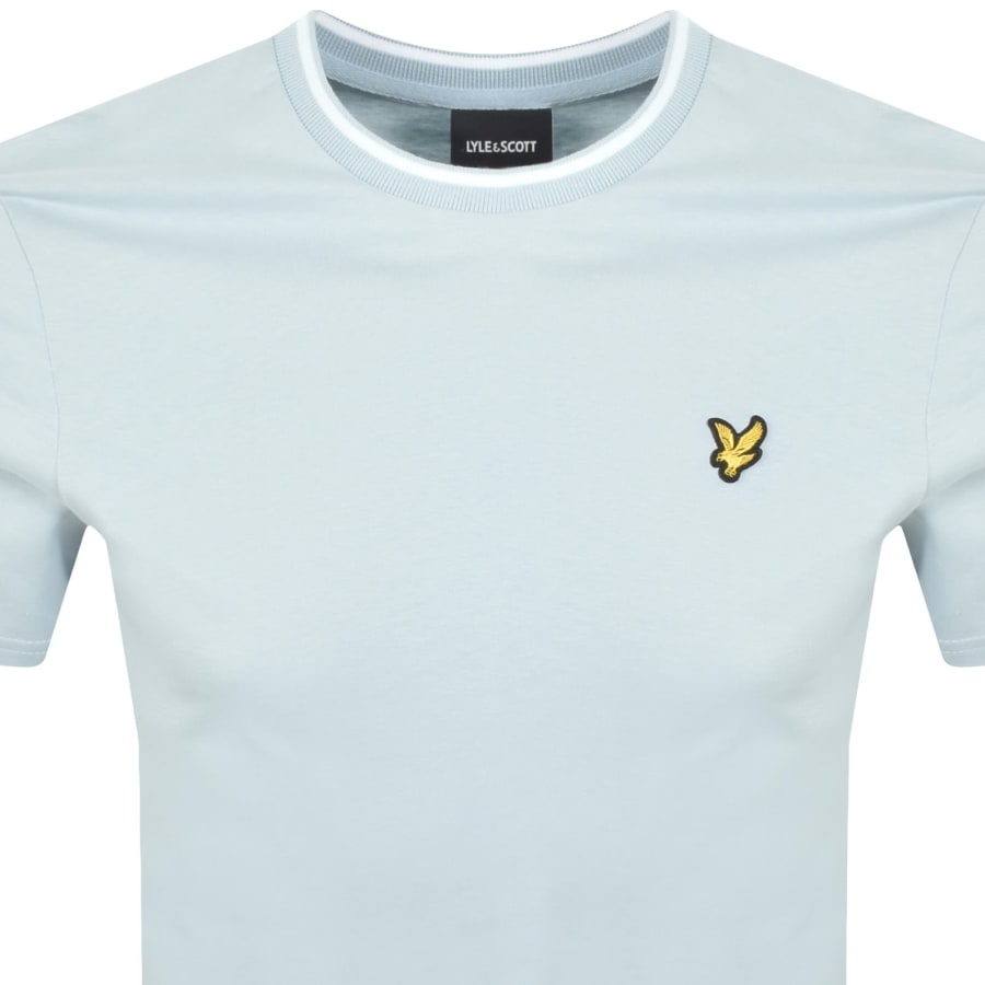 Image number 2 for Lyle And Scott Tipped T Shirt Blue