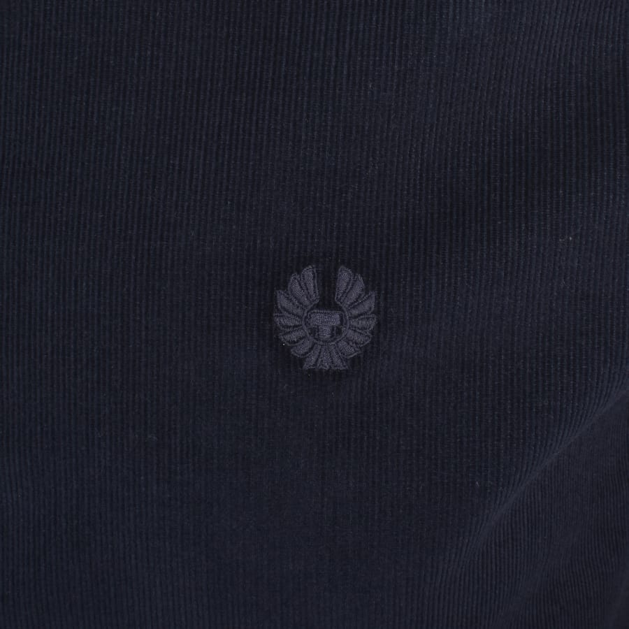 Image number 3 for Belstaff Corduroy Street Shirt Dark Ink Navy