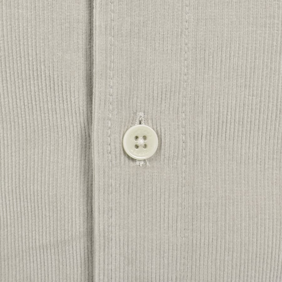 Image number 4 for Belstaff Corduroy Street Shirt Cement Grey