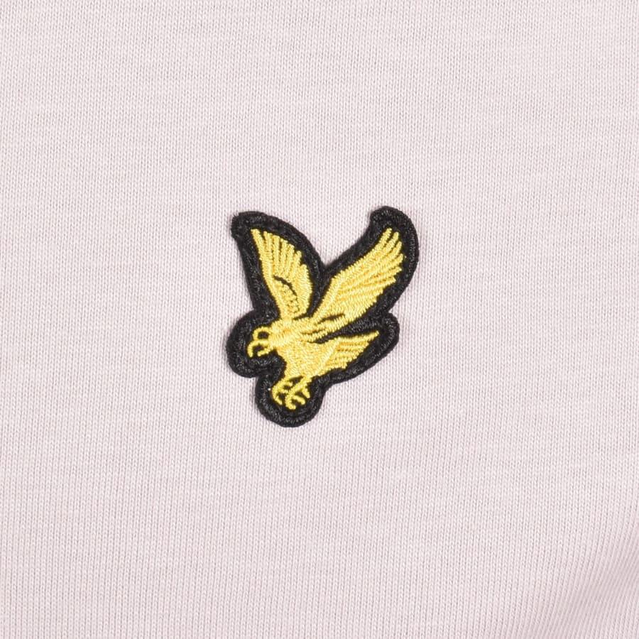 Image number 3 for Lyle And Scott Tipped T Shirt Iris Purple