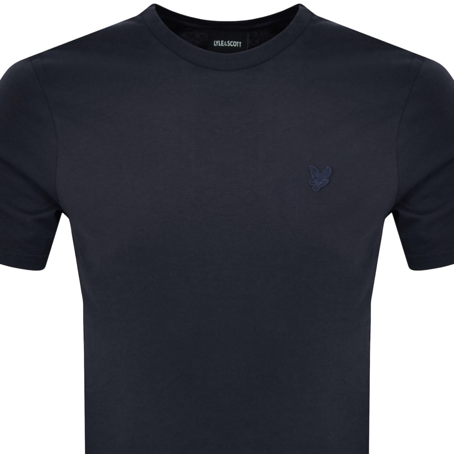 Image number 2 for Lyle And Scott Superfine T Shirt Navy