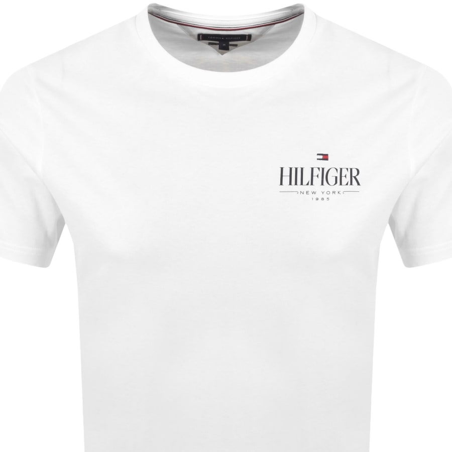 Image number 2 for Tommy Hilfiger Stack T Shirt White