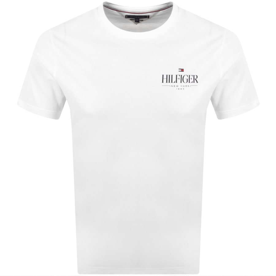 Image number 1 for Tommy Hilfiger Stack T Shirt White