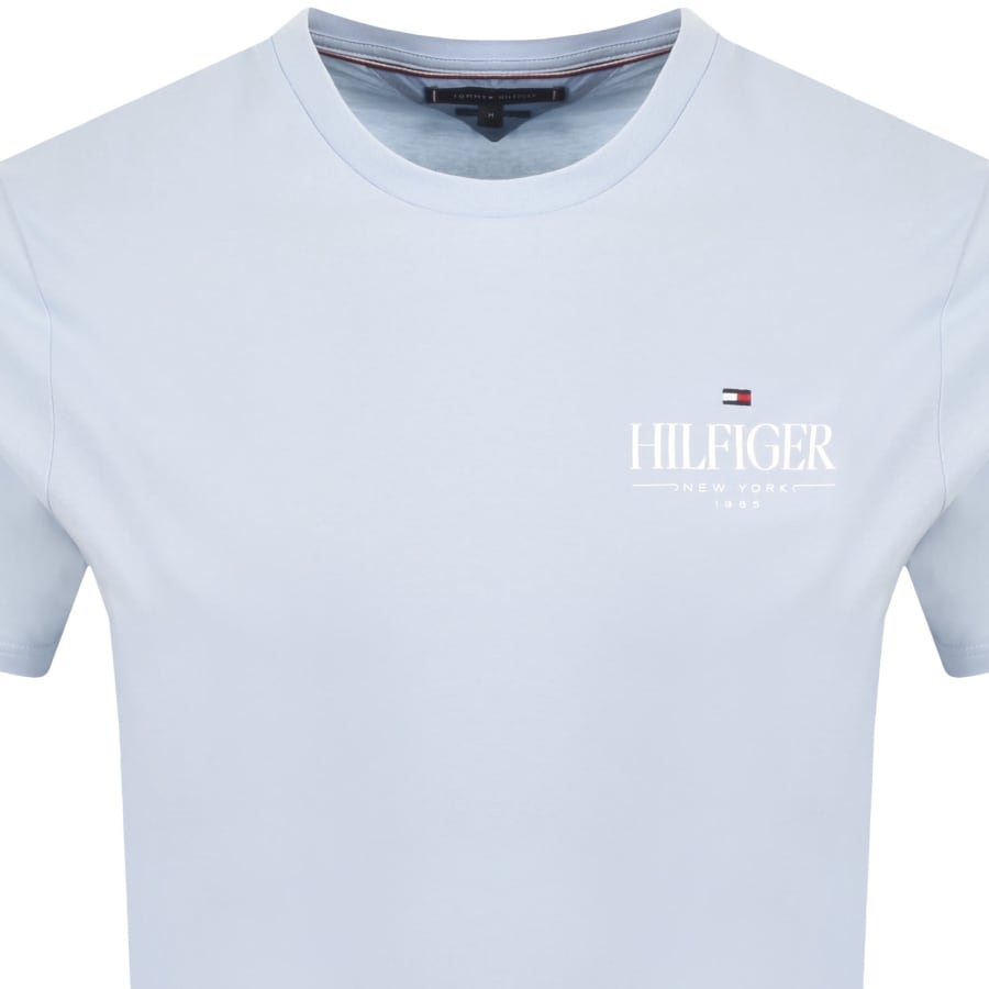 Image number 2 for Tommy Hilfiger Stack T Shirt Blue