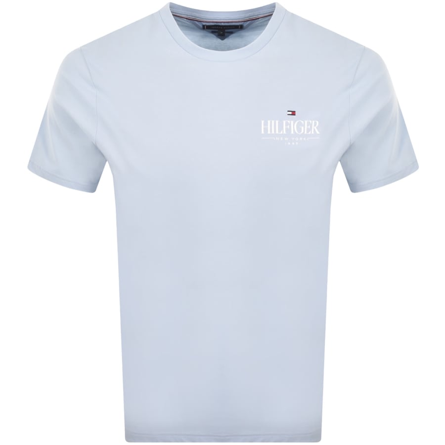 Image number 1 for Tommy Hilfiger Stack T Shirt Blue