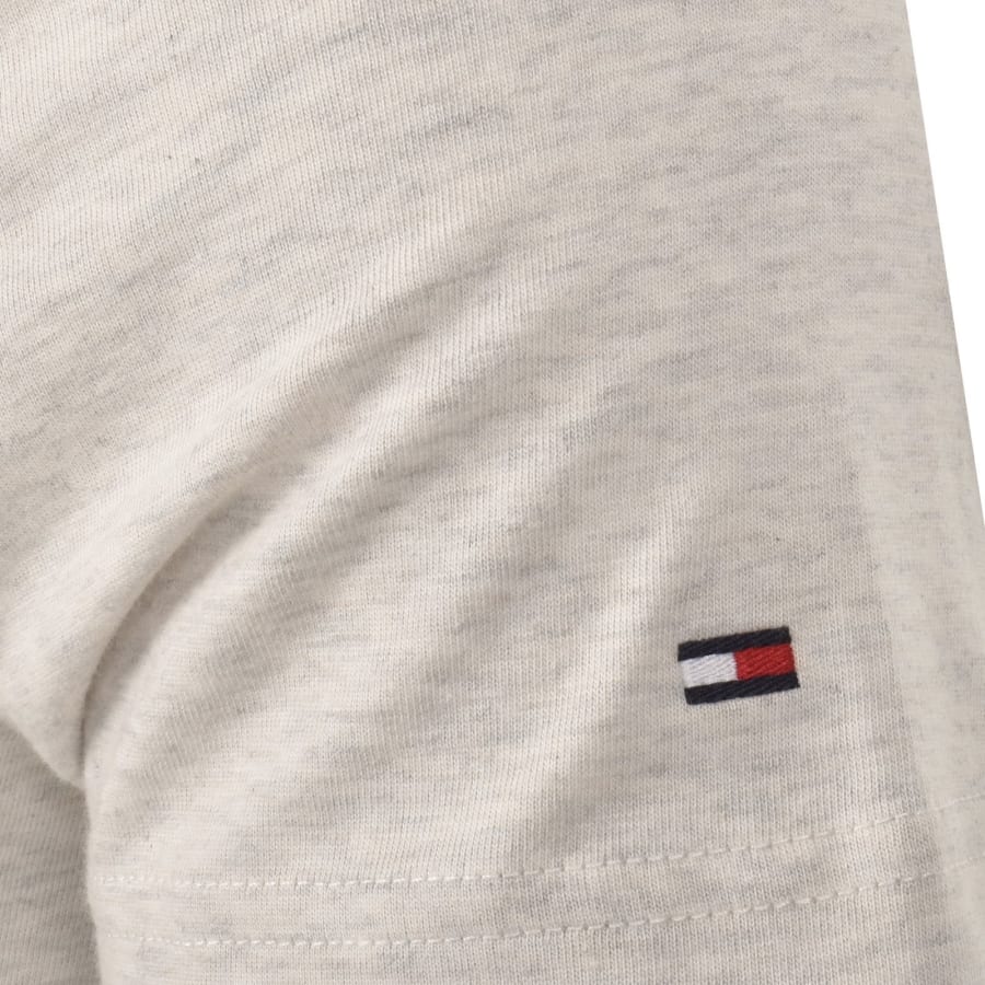 Image number 4 for Tommy Hilfiger Logo Slim Fit T Shirt Beige