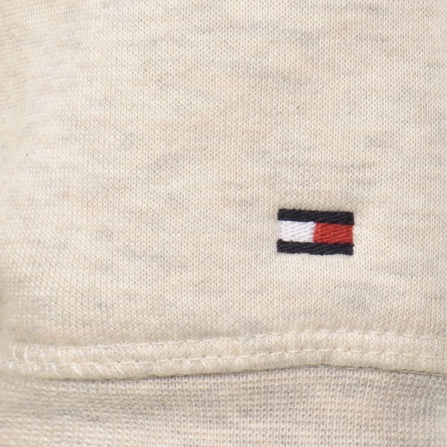 Image number 4 for Tommy Hilfiger Logo Hoodie Beige