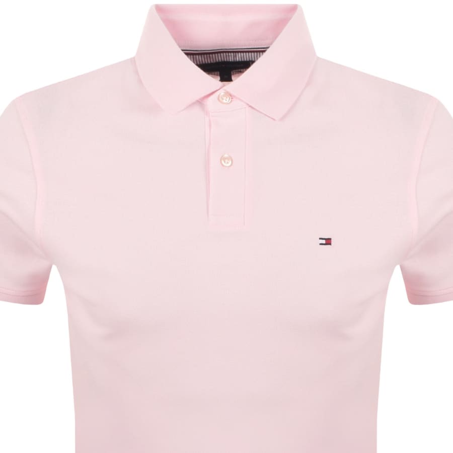 Image number 2 for Tommy Hilfiger Regular Fit 1985 Polo T Shirt Pink