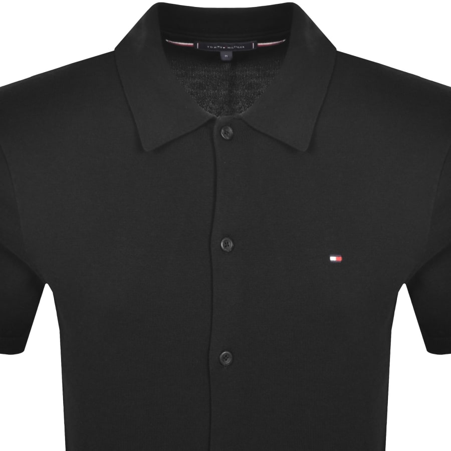 Image number 2 for Tommy Hilfiger Knitted Shirt Black