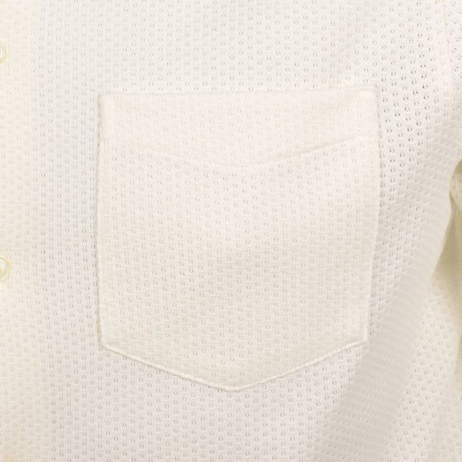 Image number 4 for Tommy Hilfiger Open Knit Polo Ivory Petal