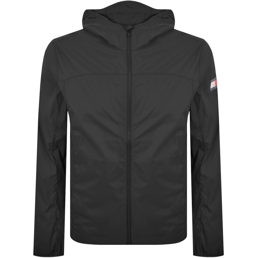 Image number 2 for Tommy Jeans Outdoor Shell Jacket Black