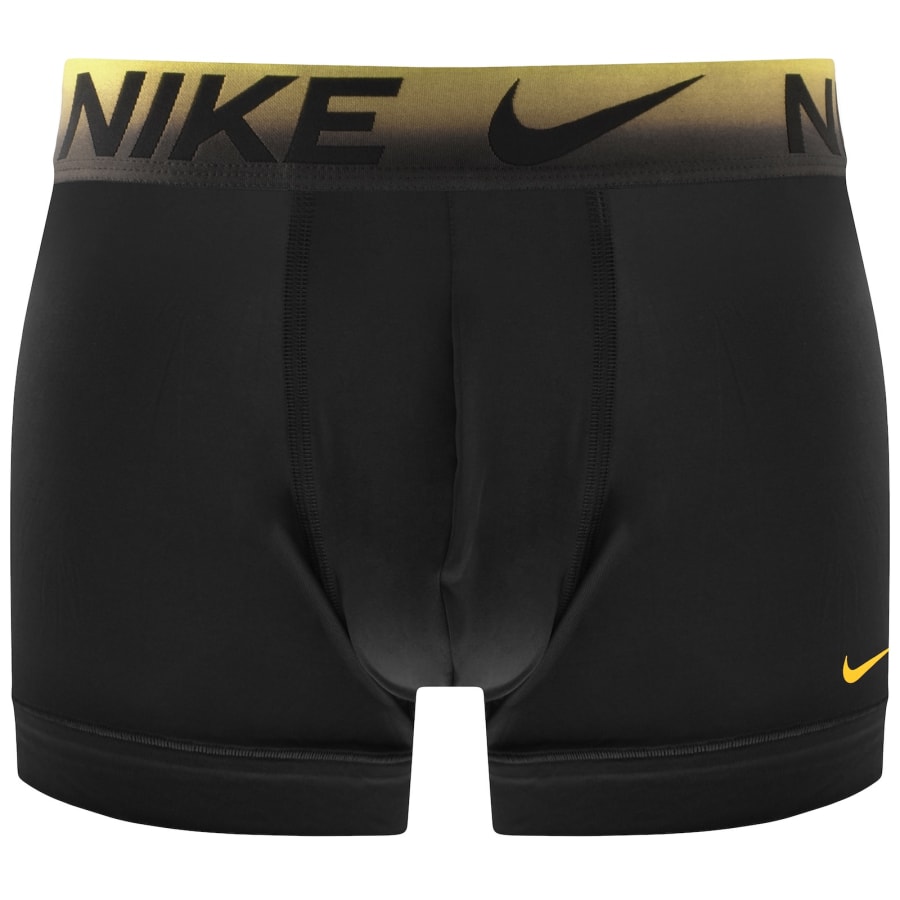 Image number 2 for Nike Essential Micro 3 Pack Trunks Black