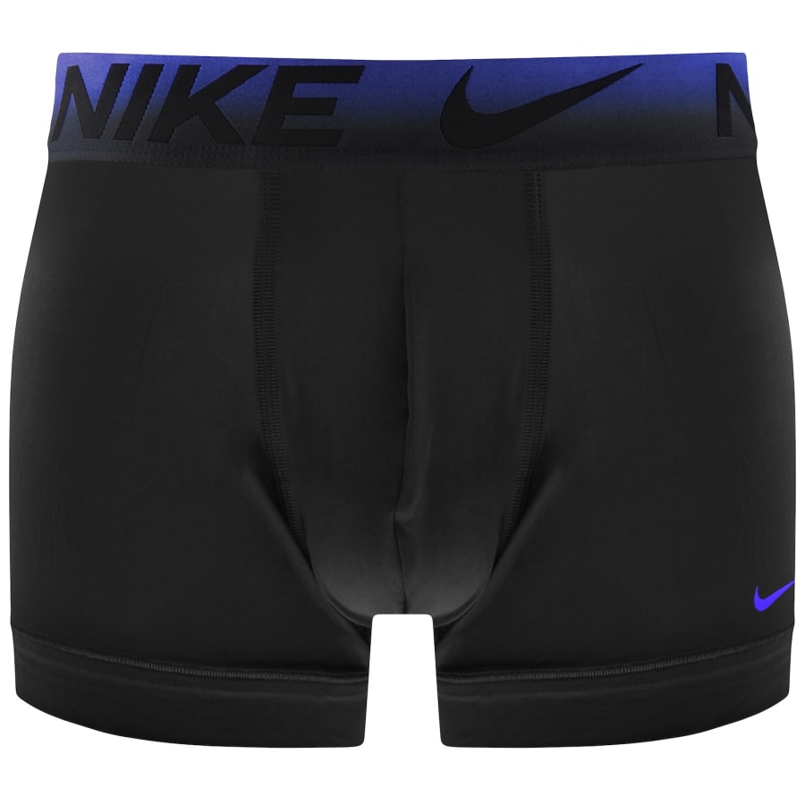 Image number 3 for Nike Essential Micro 3 Pack Trunks Black