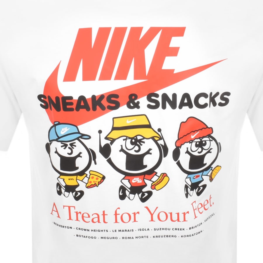 Image number 3 for Nike Sportswear Sole Food T Shirt White