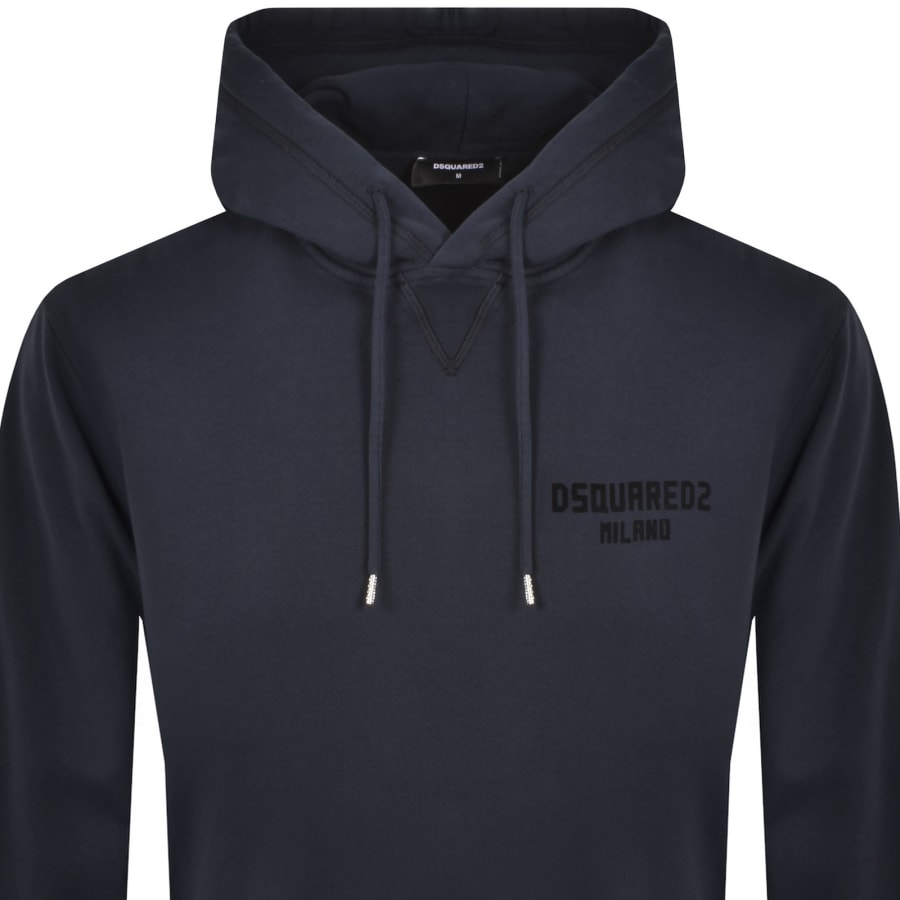 Image number 2 for DSQUARED2 Just Right Fit Hoodie Navy