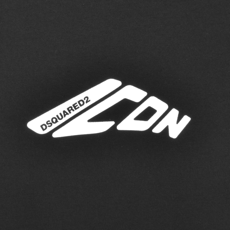 Image number 3 for DSQUARED2 Logo Long Sleeve T Shirt Black