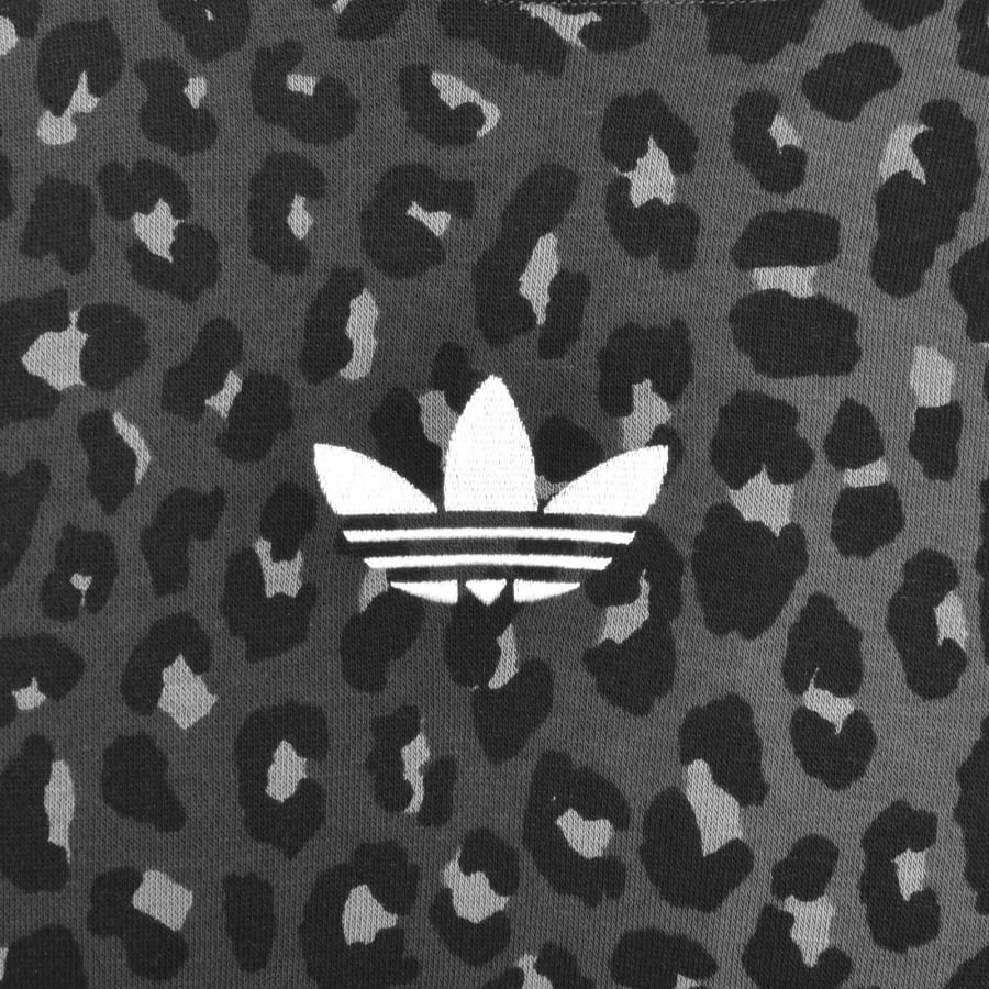 Image number 3 for adidas Originals Graphic Leopard Hoodie Black