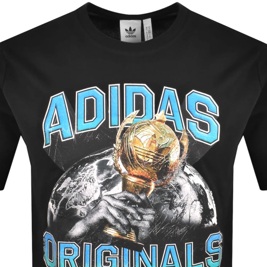 Image number 2 for adidas Trefoil Series Regular T Shirt Black