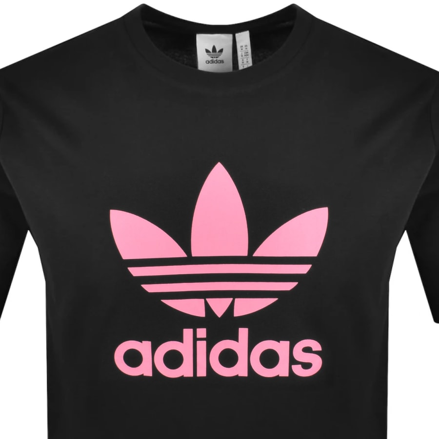 Image number 2 for adidas Originals Trefoil T Shirt Black