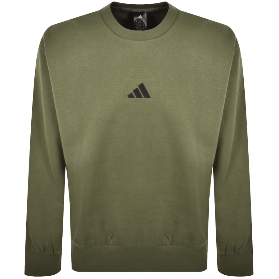Image number 1 for adidas Sportswear Feel Cozy Sweatshirt Green