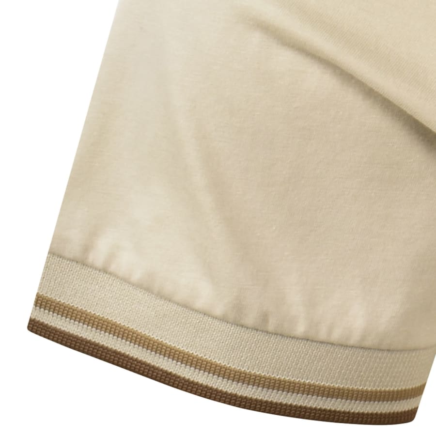 Image number 3 for Fred Perry Twin Tipped T Shirt Oatmeal