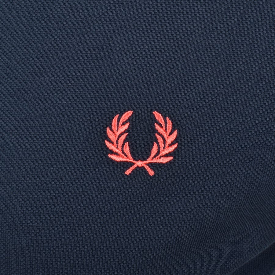 Image number 3 for Fred Perry Plain Polo T Shirt Tennis Blue