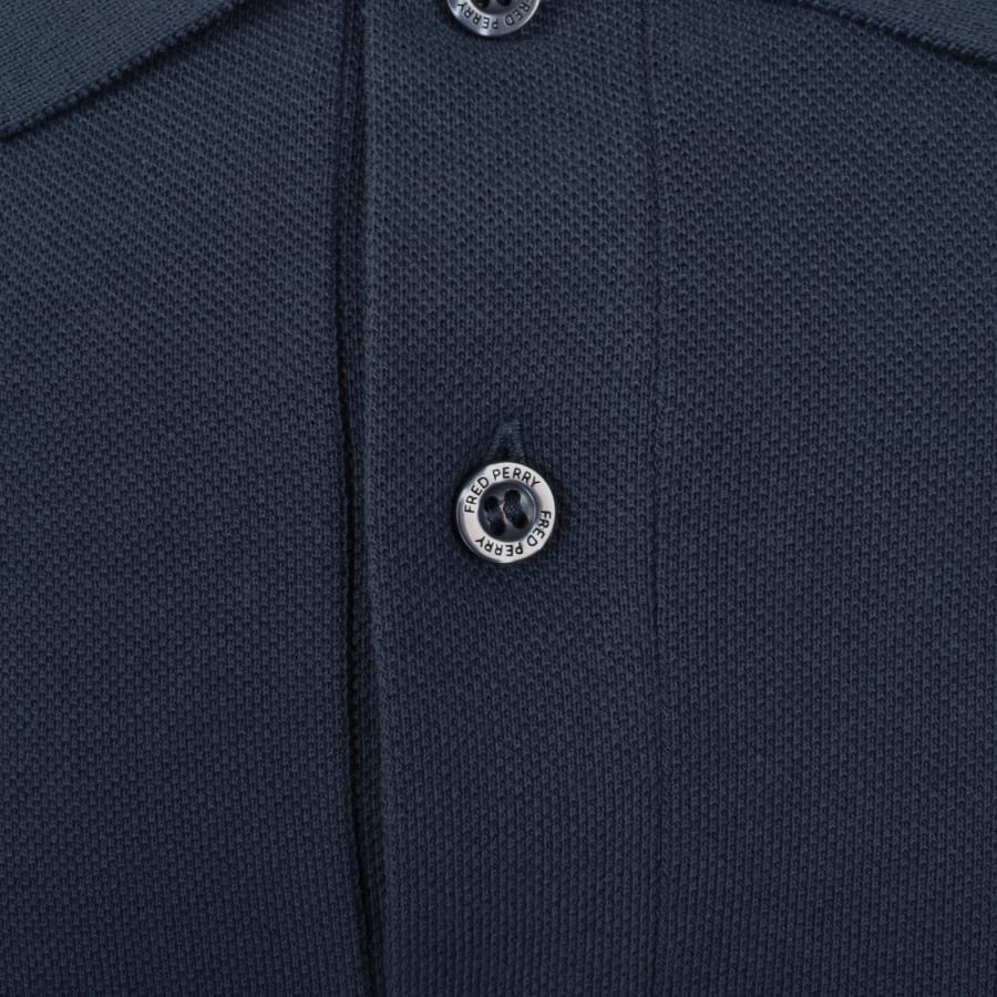 Image number 4 for Fred Perry Plain Polo T Shirt Tennis Blue