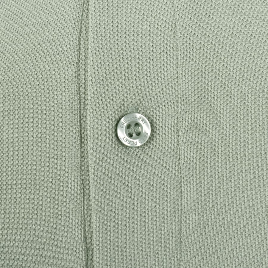 Image number 4 for Fred Perry Plain Polo T Shirt Bayleaf Green