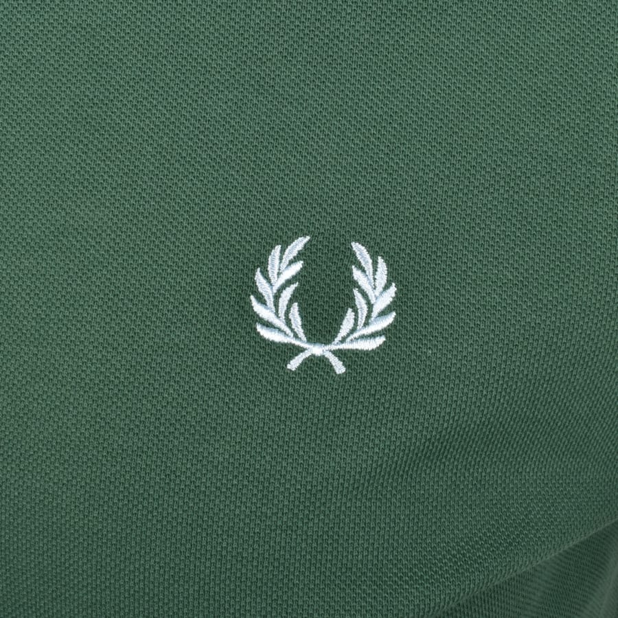 Image number 3 for Fred Perry Plain Polo T Shirt Sport Green