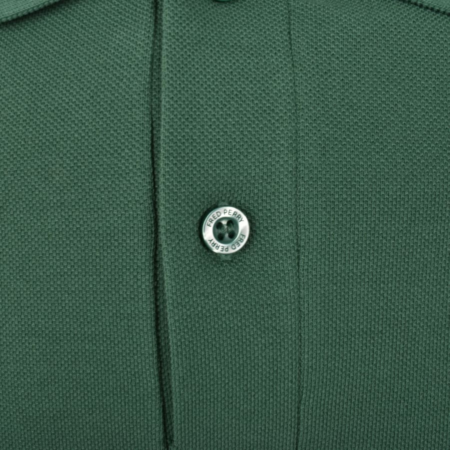 Image number 4 for Fred Perry Plain Polo T Shirt Sport Green