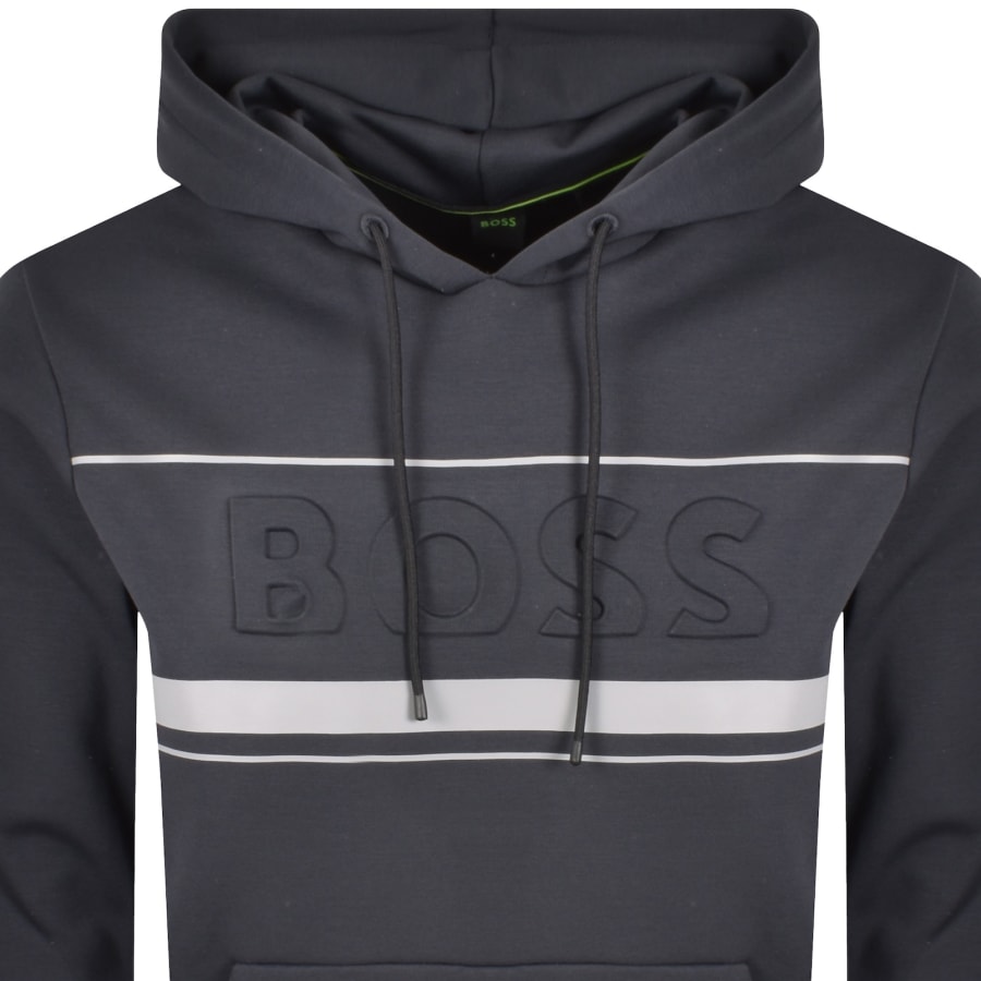 Image number 2 for BOSS Soody Zone Hoodie Navy