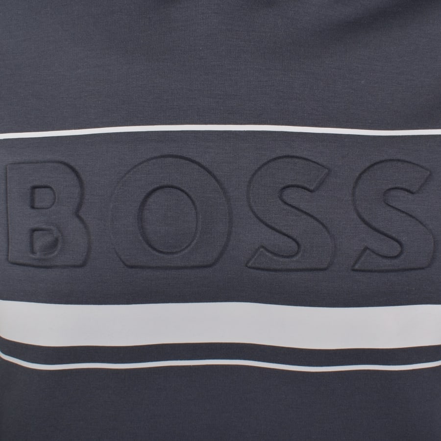 Image number 3 for BOSS Soody Zone Hoodie Navy