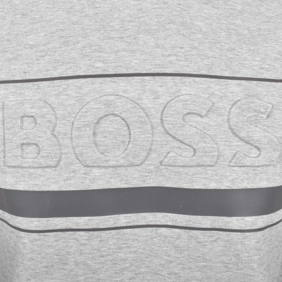 Image number 3 for BOSS Soody Zone Hoodie Grey