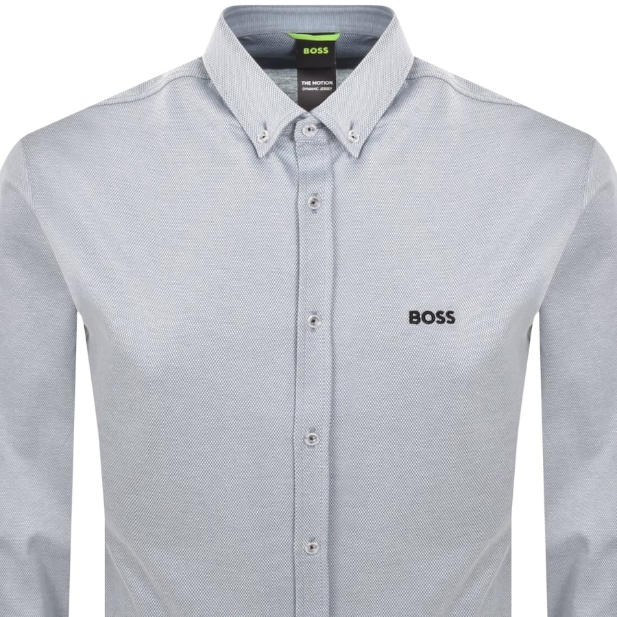 Image number 2 for BOSS B Motion Long Sleeve Shirt Grey