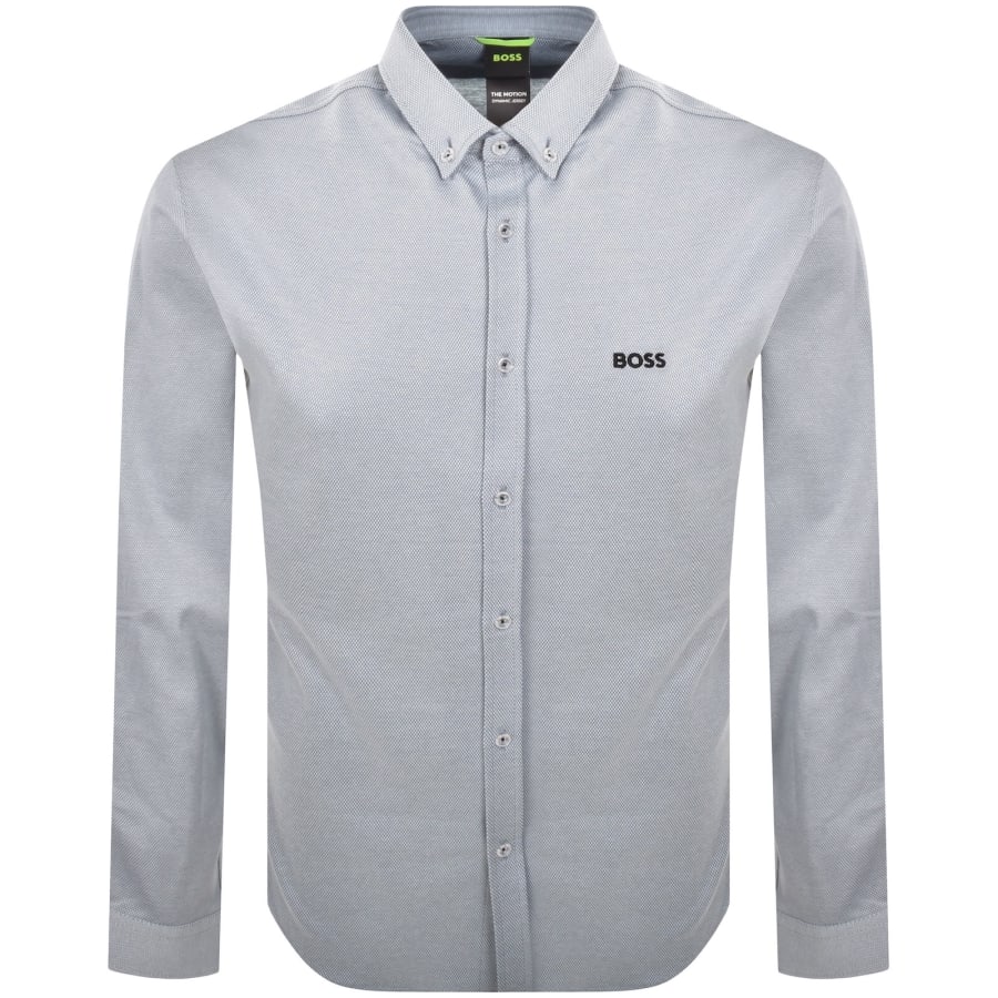 Image number 1 for BOSS B Motion Long Sleeve Shirt Grey