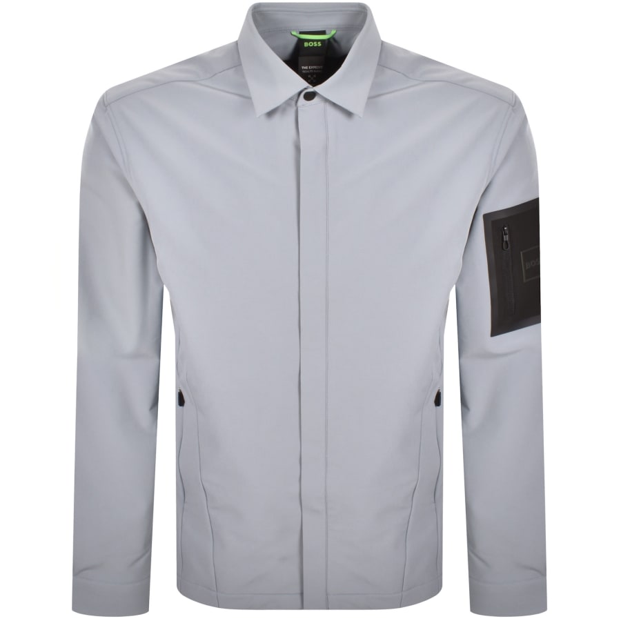 Image number 2 for BOSS B Expedit Overshirt Grey