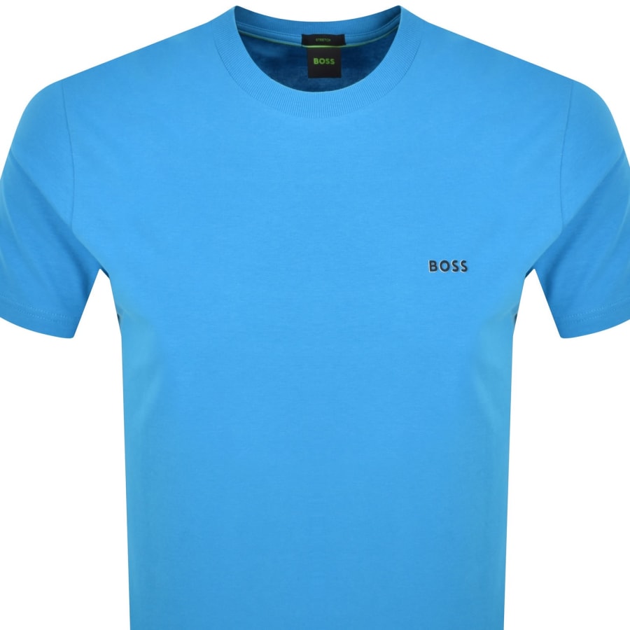 Image number 2 for BOSS Regular Fit Tee T Shirt Turquoise