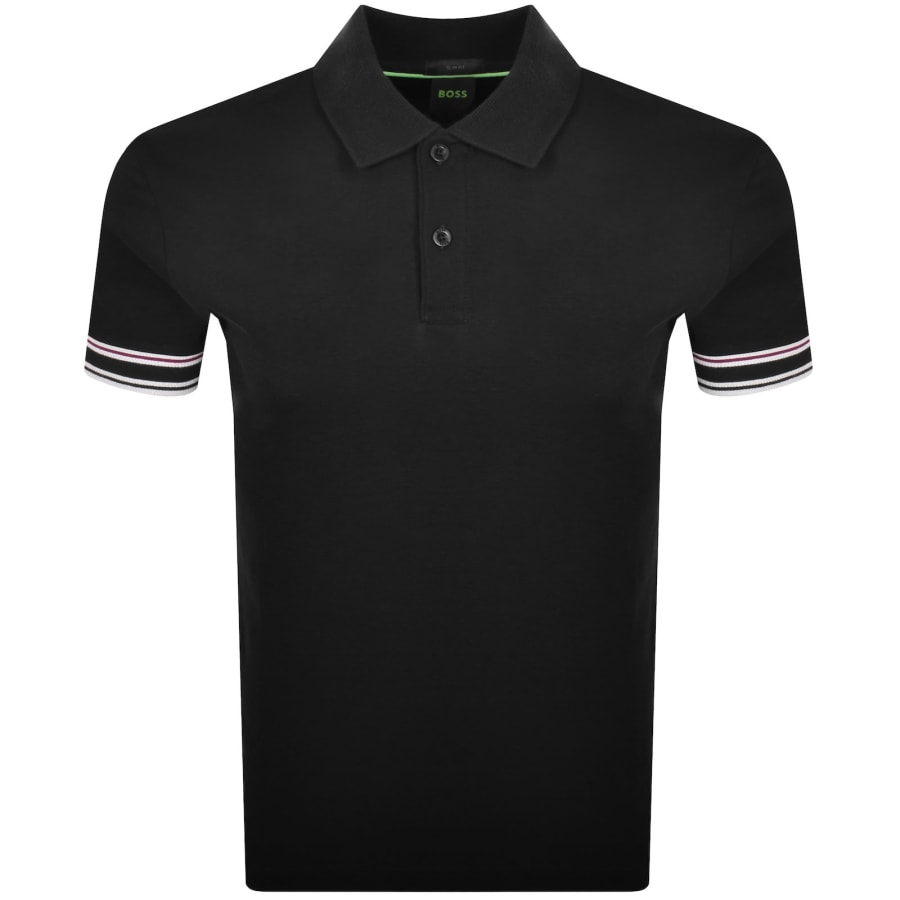 Image number 2 for BOSS Zone Polo T Shirt Black