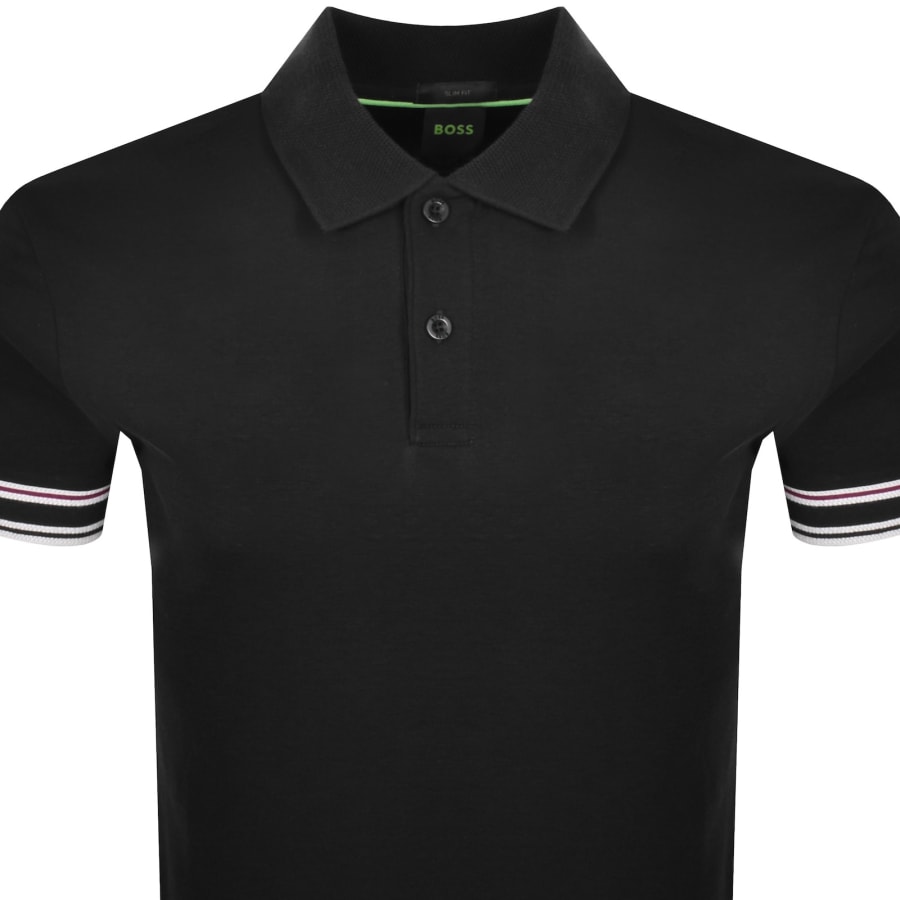 Image number 3 for BOSS Zone Polo T Shirt Black